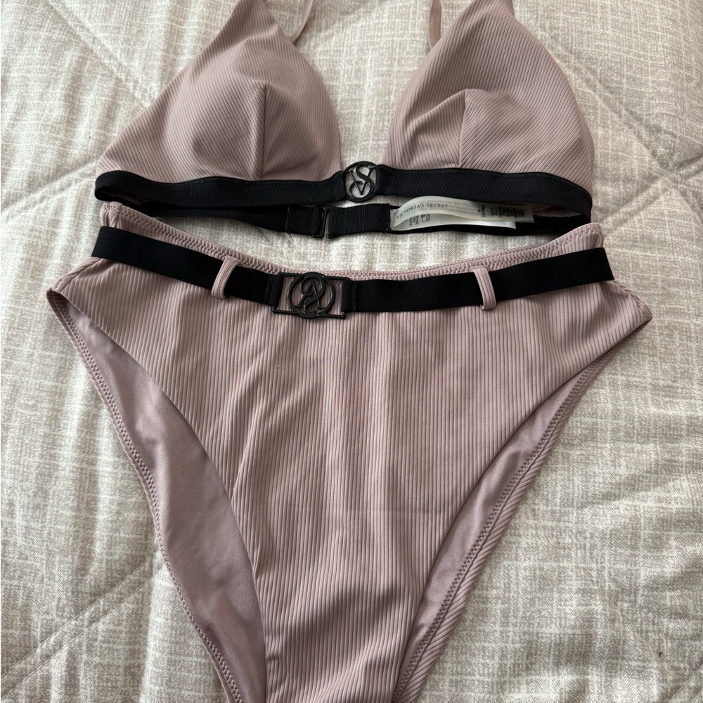 Victoria's Secret Mauve and Black Bikini